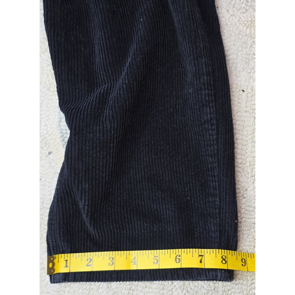 Vintage Empyre Black Corduroy Pants Sz 30 X 27 Baggy 90s Skate 100% Cotton - Picture 7 of 9